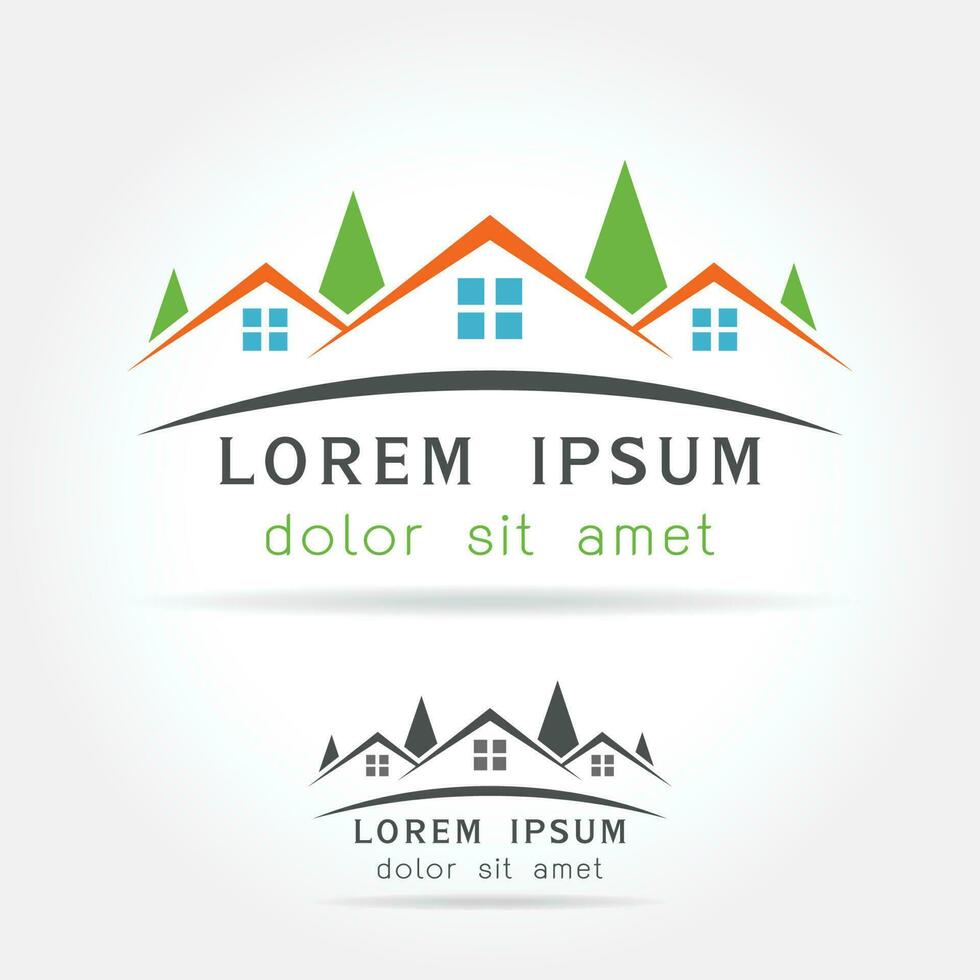 huis icoon logo vector