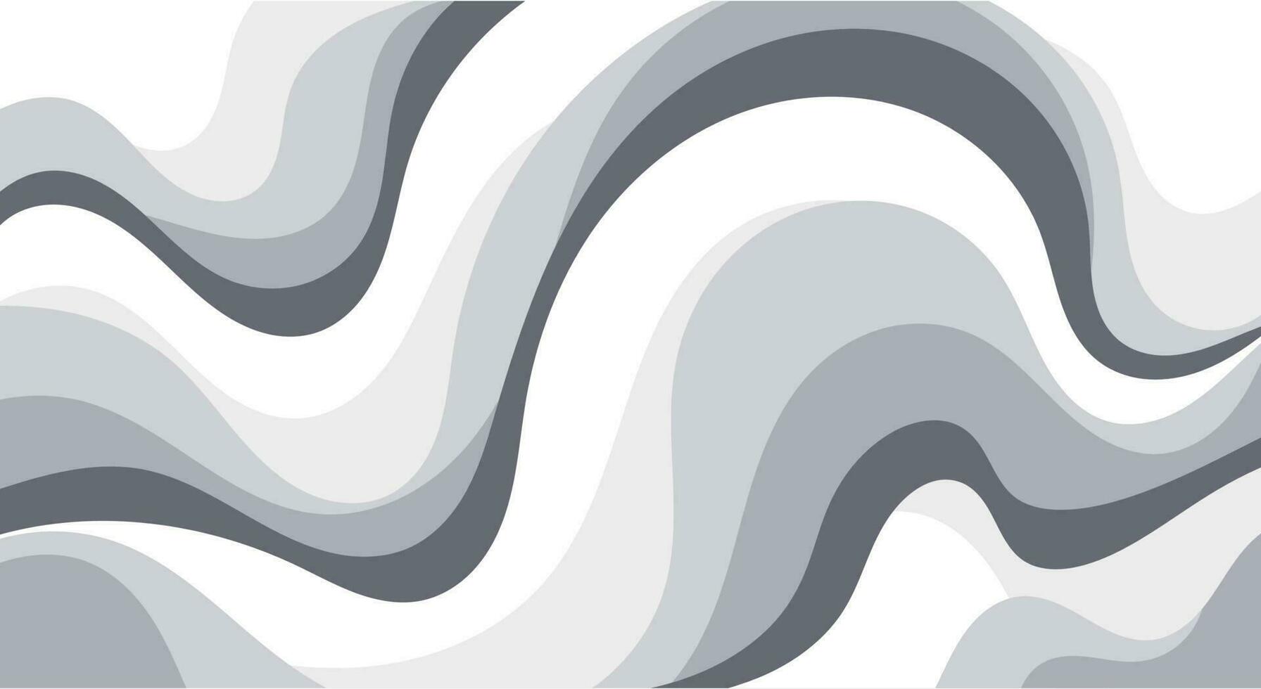 abstract wit en grijs golvend patroon achtergrond structuur in modieus kleur vector illustratie