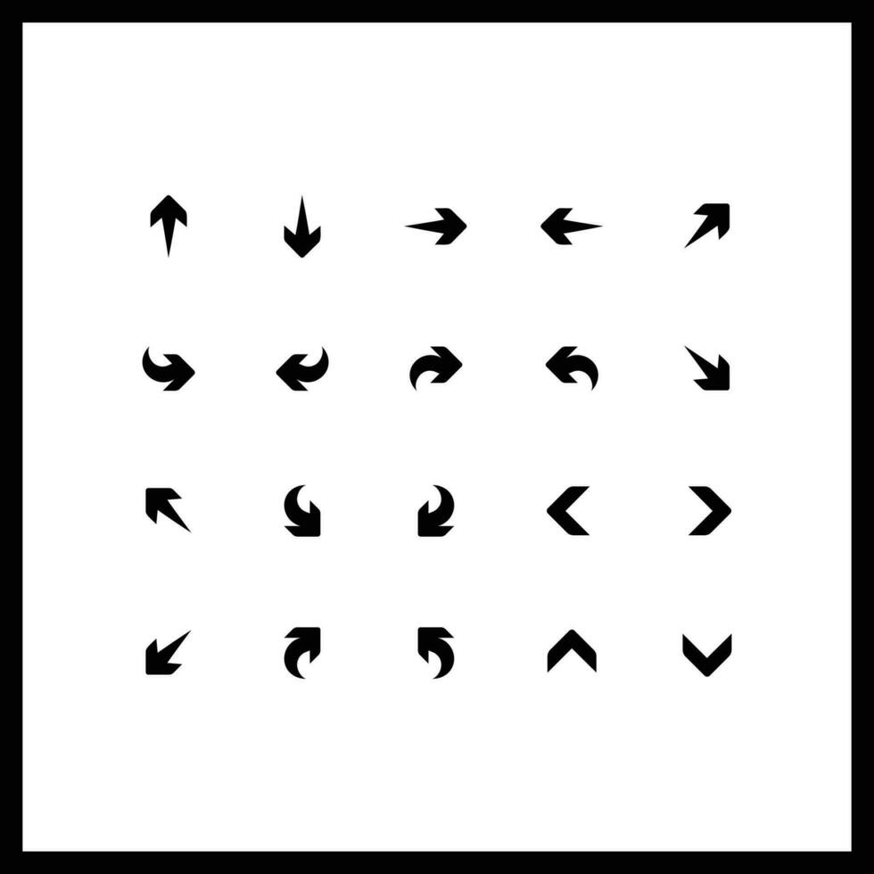 pijlen pictogrammen vector