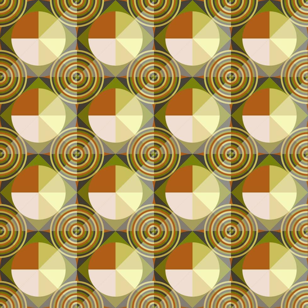 abstract meetkundig patroon achtergrond met ronde patroon. vector