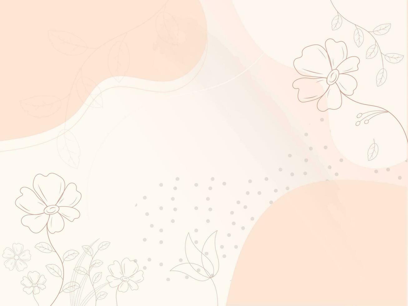 bloemen abstract achtergrond met kopiëren ruimte. vector