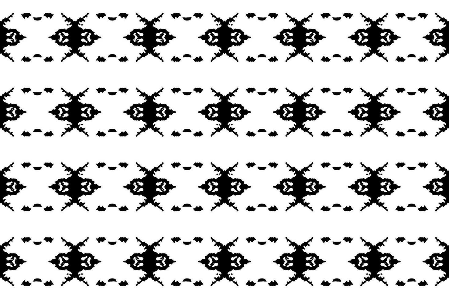 naadloos batik patroon, geometrische tribal patroon, het lijkt op etnisch boho, azteken stijl, ikat stijl.luxe decoratief kleding stof zwart en wit naadloos patroon voor beroemd spandoeken. vector