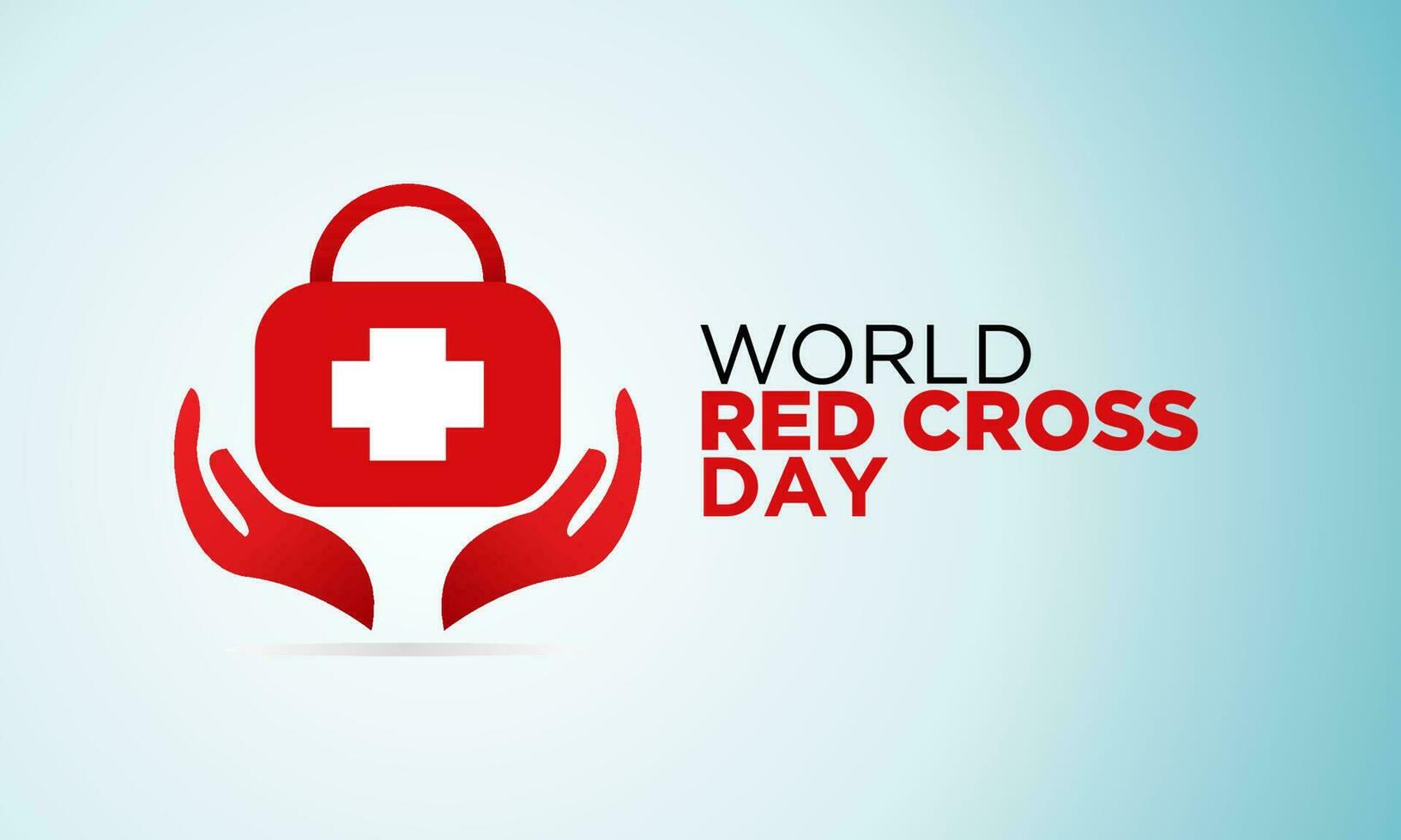 wereld rood kruis dag concept vector illustratie, 8e mei rood kruis Gezondheid concept met vector elementen.