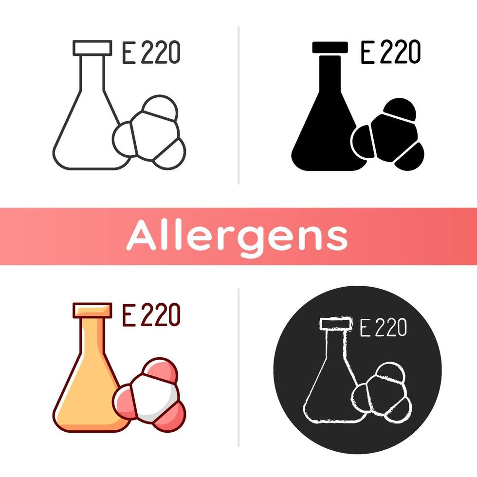 sulfieten vector pictogram