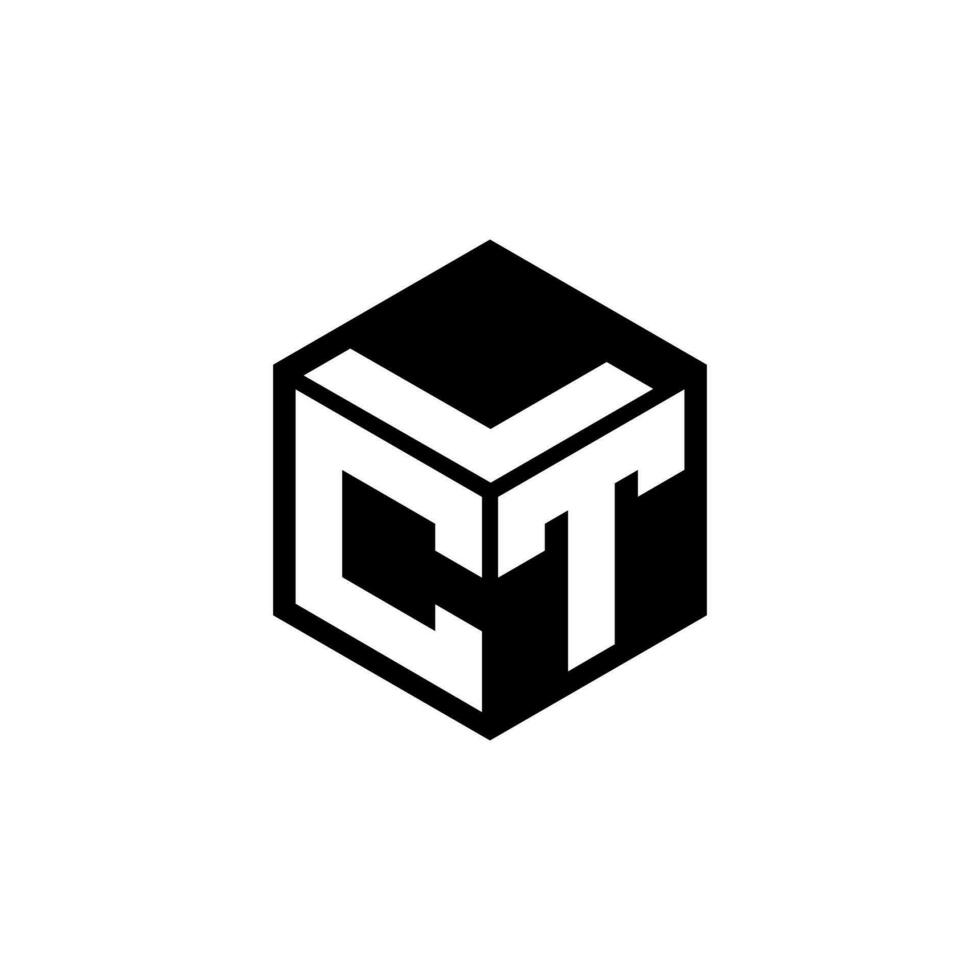 ctl brief logo ontwerp in illustratie. vector logo, schoonschrift ontwerpen voor logo, poster, uitnodiging, enz.