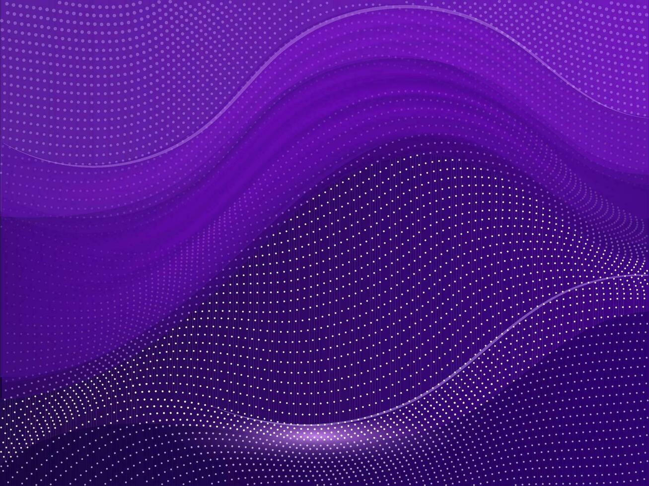 abstract golvend Purper achtergrond met stippel patroon. vector