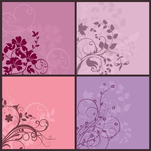 Floral achtergronden vector