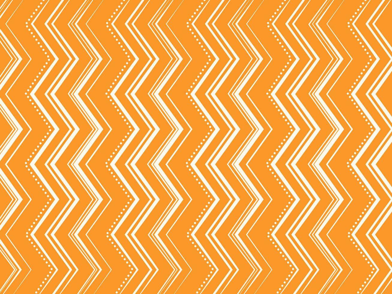 abstract zig zag lijnen patroon achtergrond in oranje en wit kleur. vector