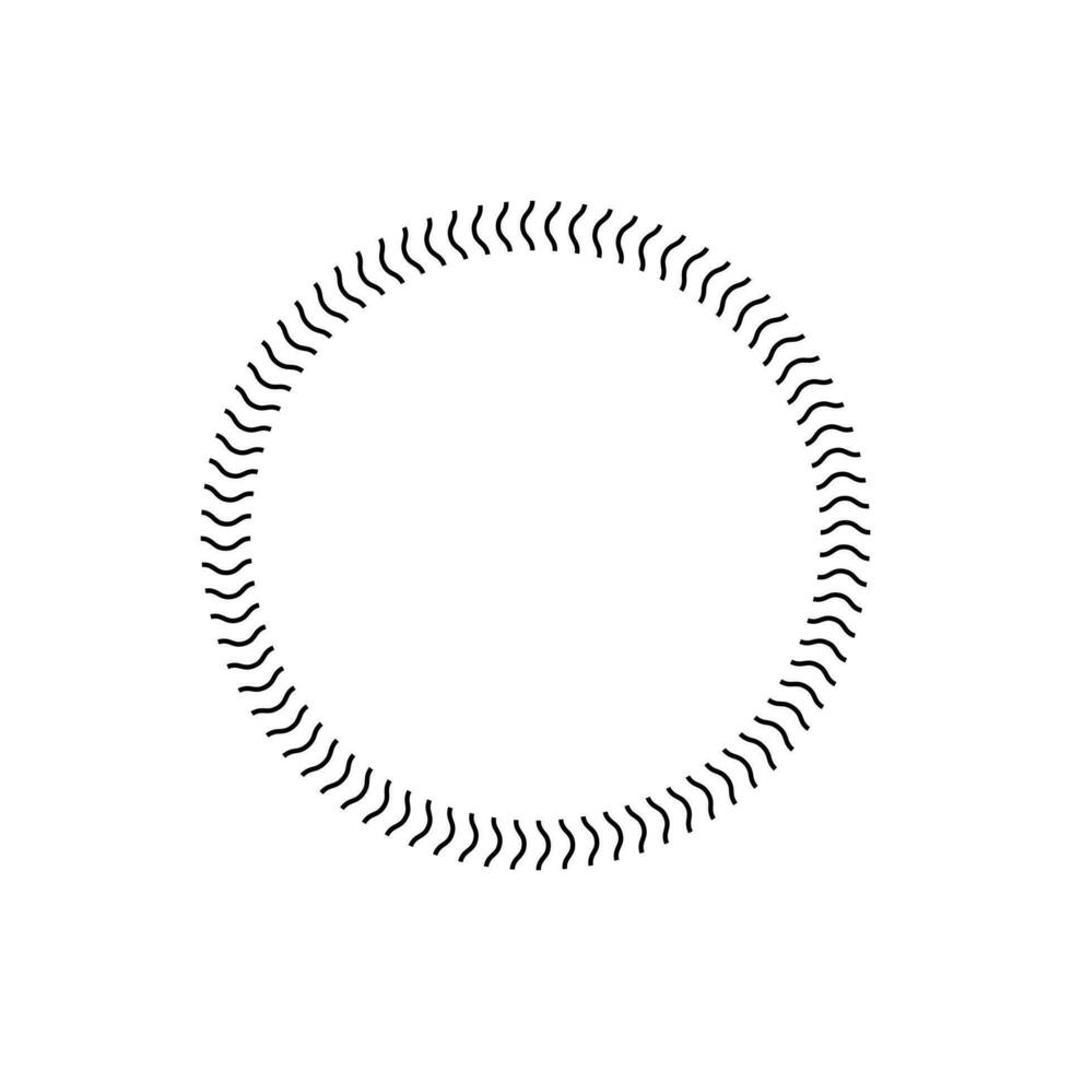 ronde touw kaders vector icoon. kabel cirkel vormen sterkte decoratief wijnoogst touwen illustratie.