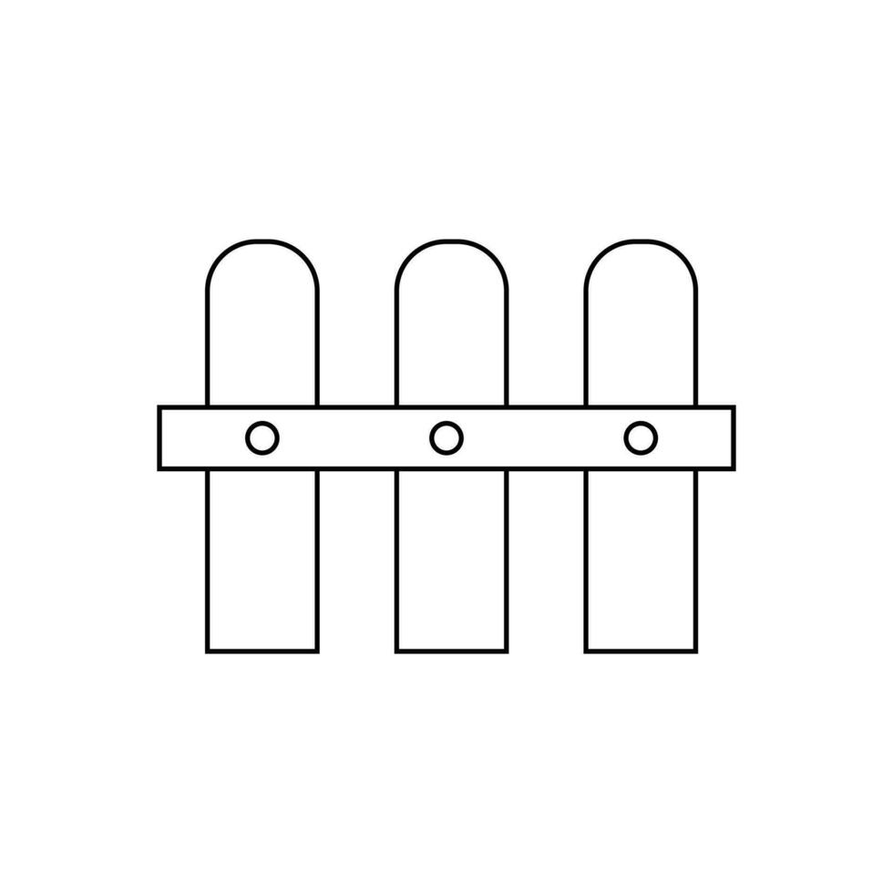 hek icoon vector. bleek illustratie teken. hekwerk symbool. haag logo. vector