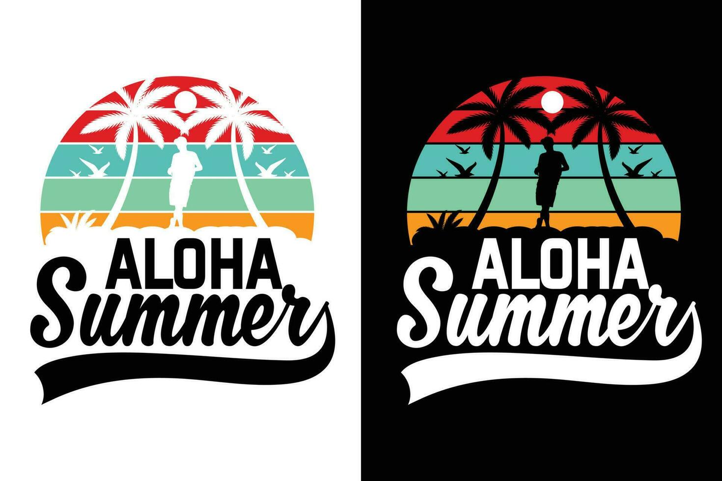 zomer t-shirt ontwerp, zomer strand vakantie t-shirts, zomer surfing t-shirt vector ontwerp