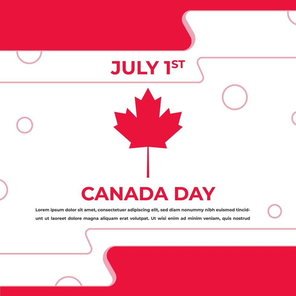 Canada dag vector illustratie. Canada onafhankelijkheid dag vector achtergrond