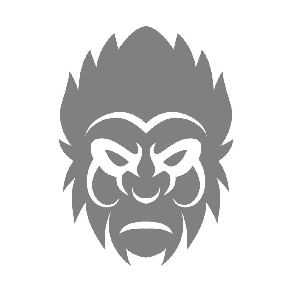 monster yeti logo icoon ontwerp vector