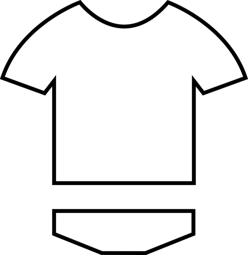 ondergoed icoon vector illustratie