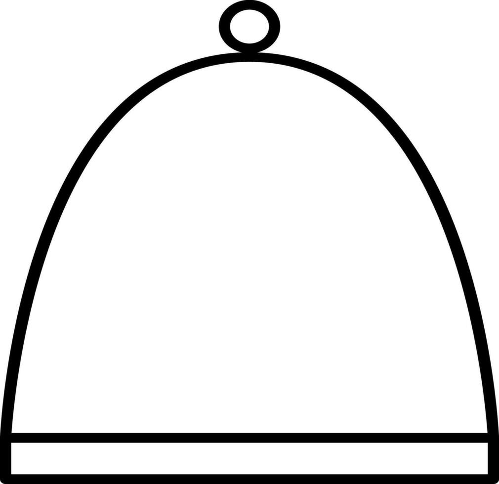 een pet icoon vector illustratie