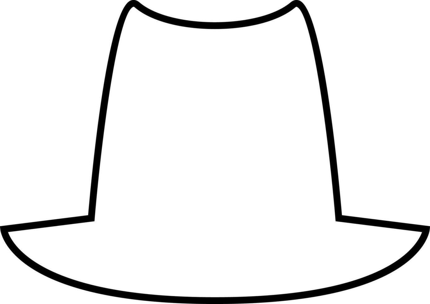 man's hoed icoon vector illustratie