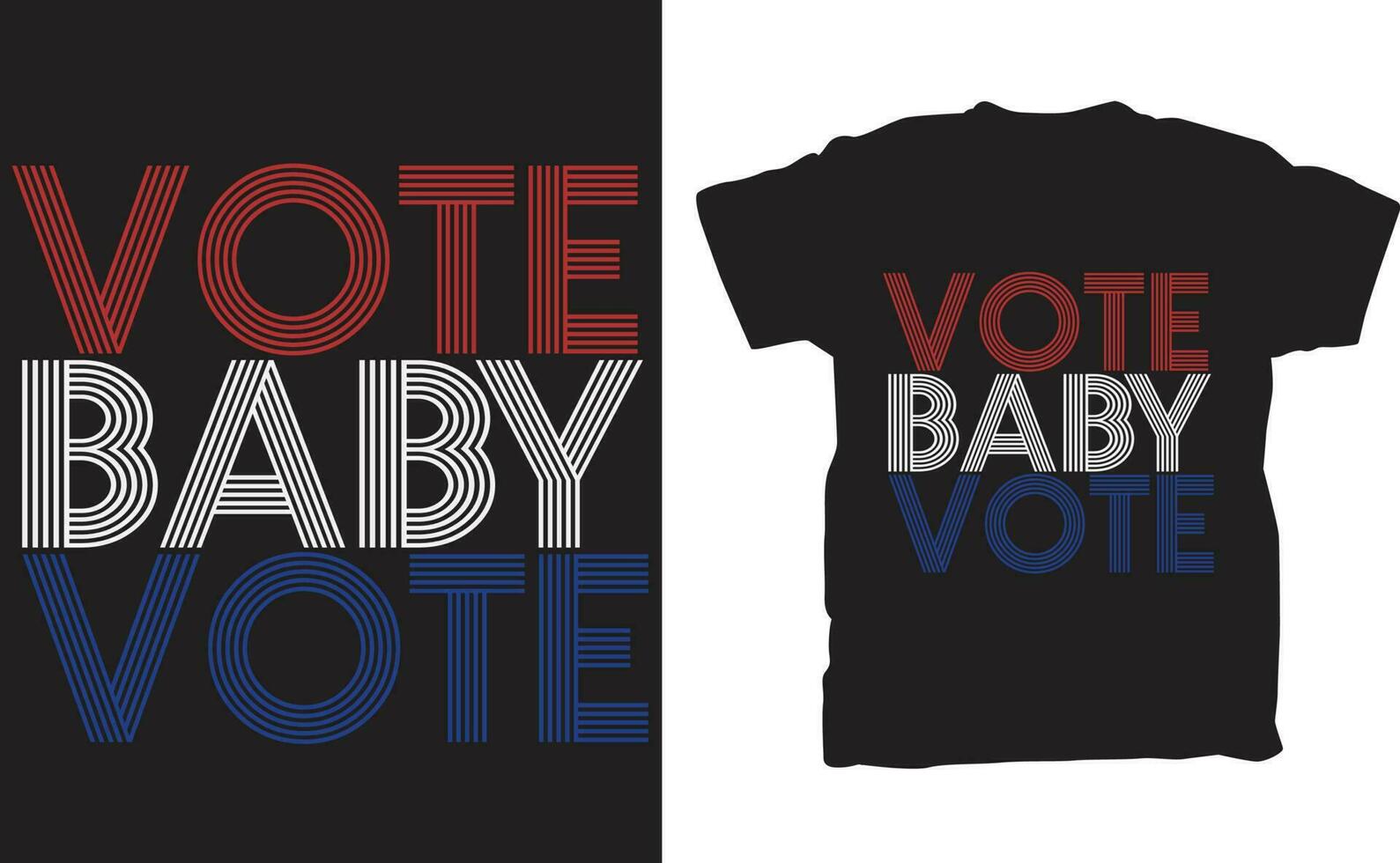 stemmen baby stemmen SVG t overhemd vector