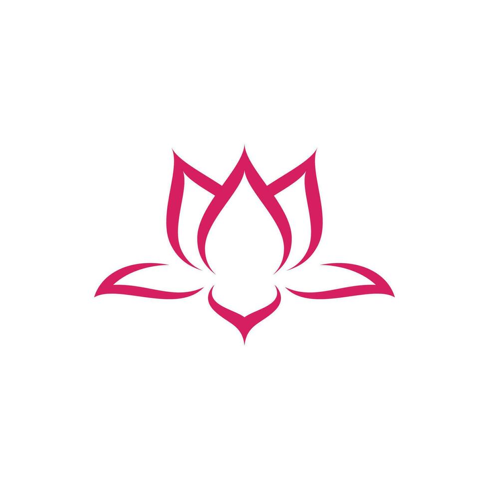 schoonheid lotus vector logo sjabloon