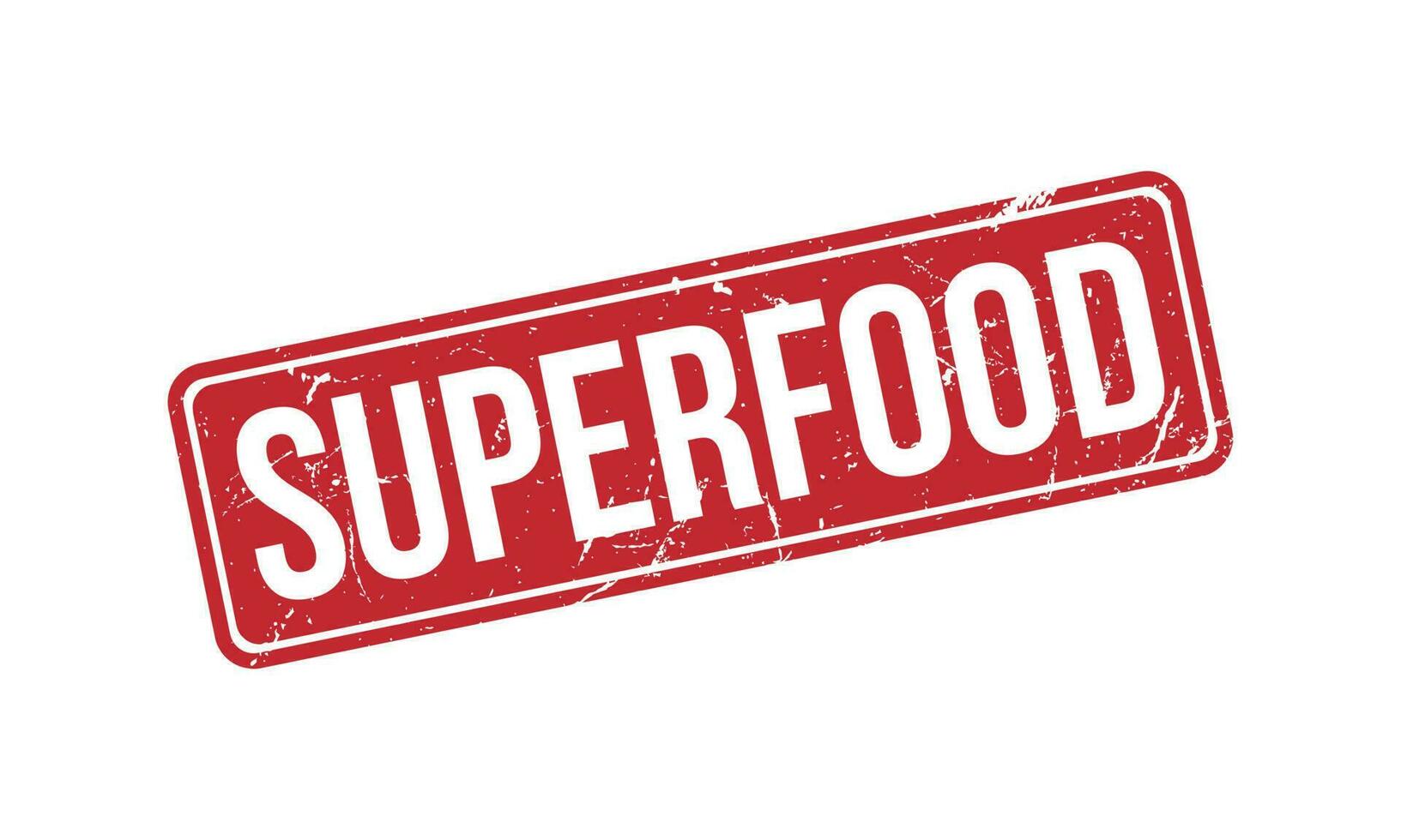 superfood rubber postzegel zegel vector