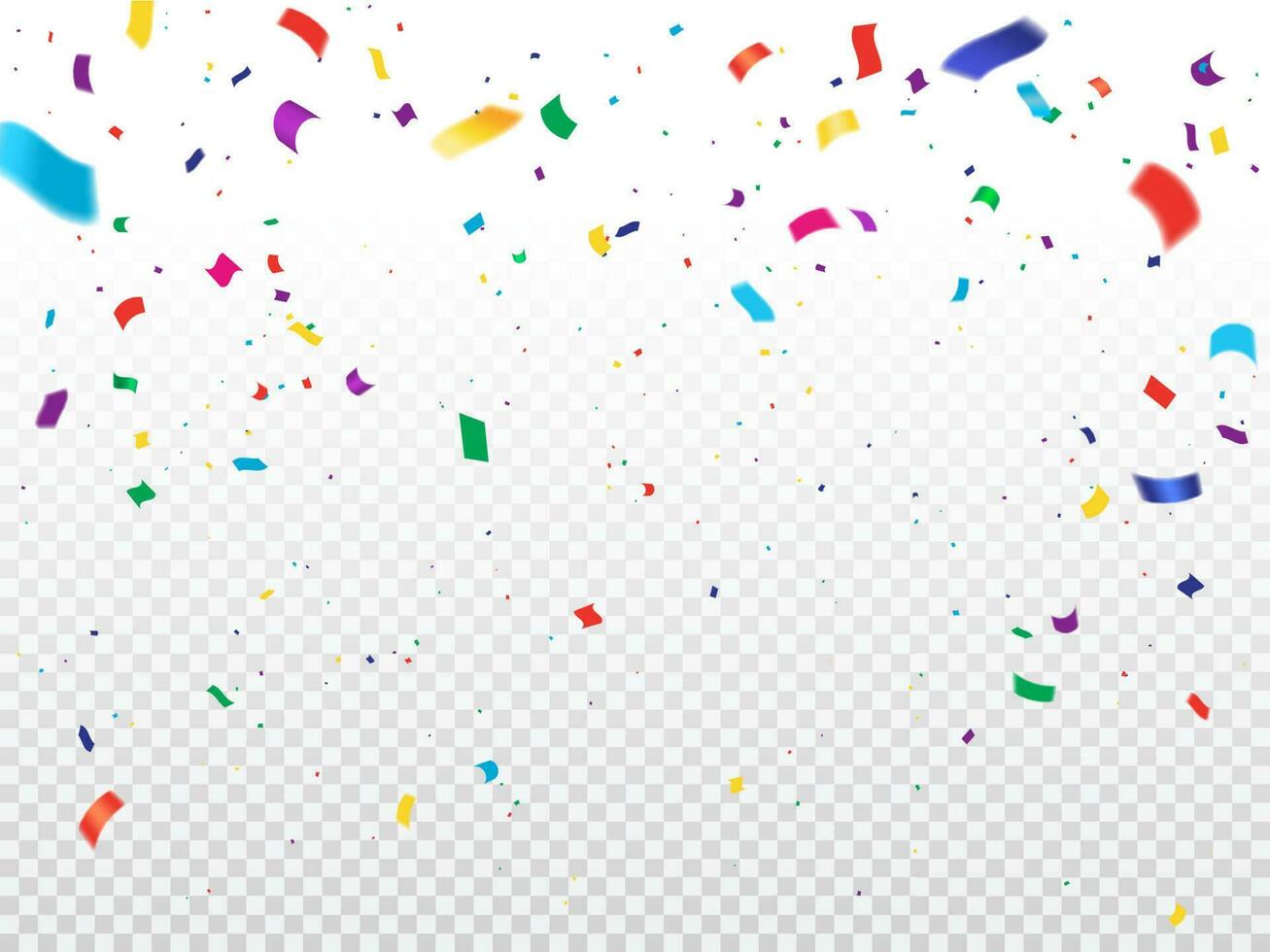 vakantie achtergrond met vliegend confetti vector