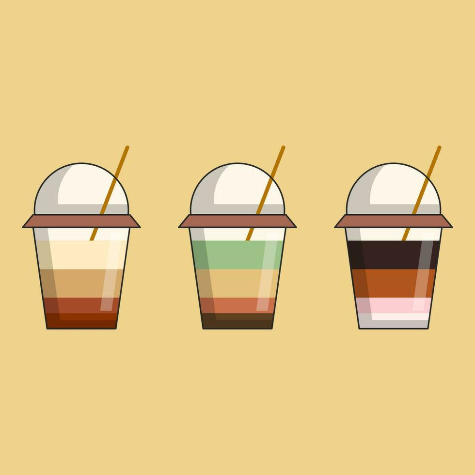 melk thee kop vector vlak ontwerp illustratie geïsoleerd achtergrond