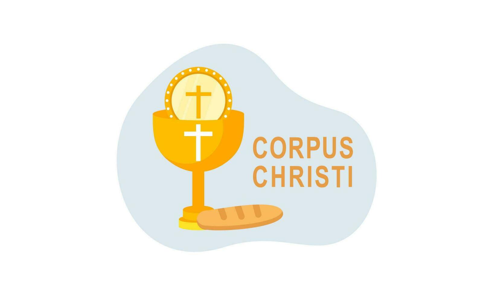 corpus christi Katholiek religieus vakantie vector