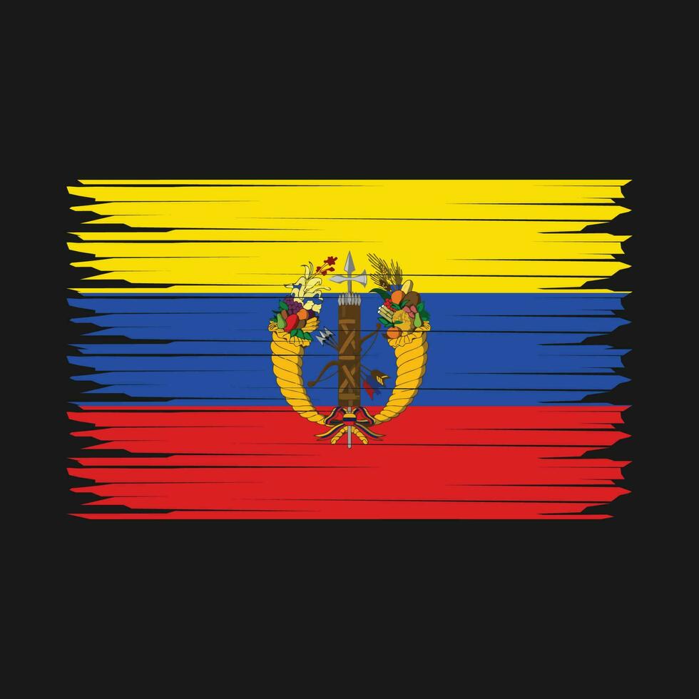 Colombia vlag illustratie vector