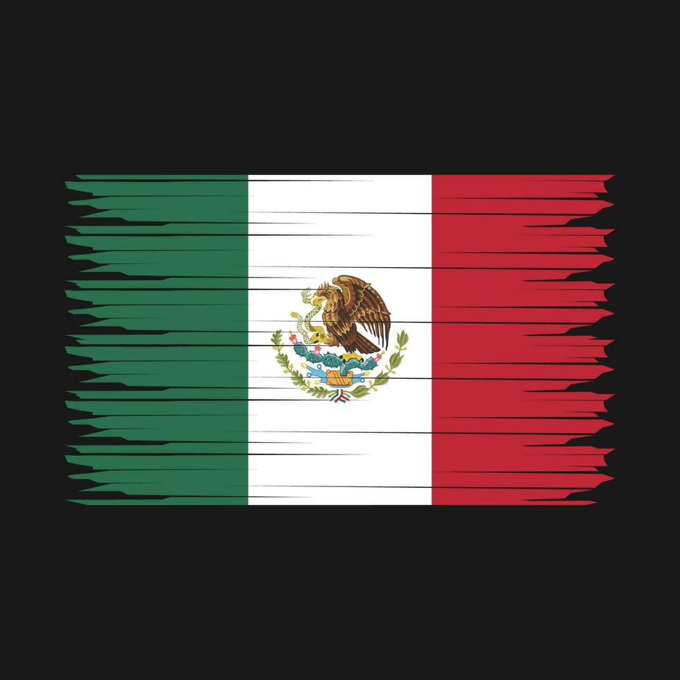mexicaanse vlag illustratie vector