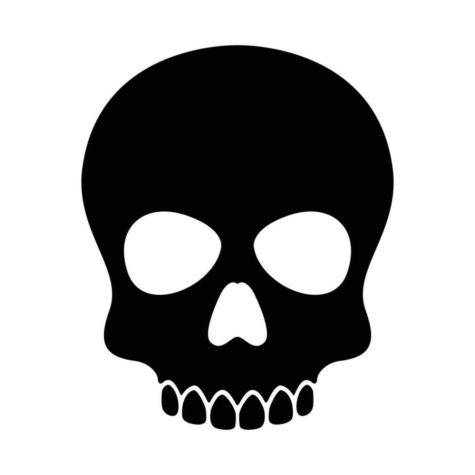 schedel vector halloween icoon logo piraat bot skelet illustratie klem kunst grafisch