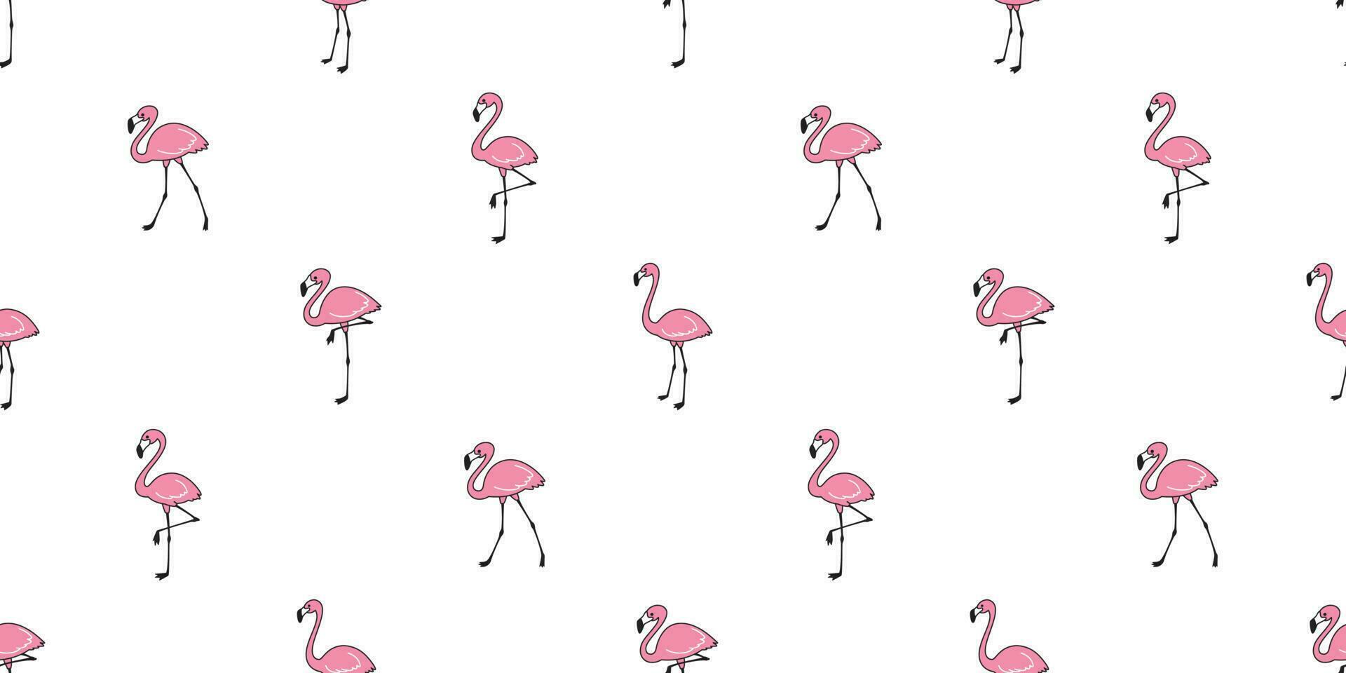 flamingo naadloos patroon vector sjaal geïsoleerd tegel achtergrond herhaling behang illustratie