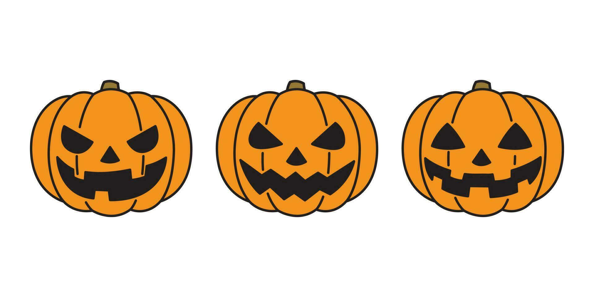 pompoen halloween vector icoon logo geest karakter tekenfilm illustratie