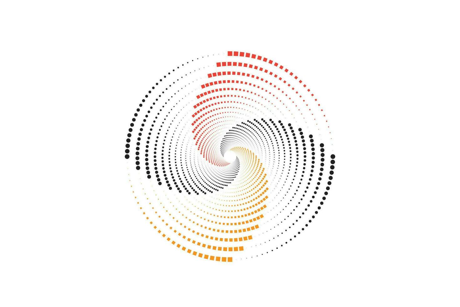 structuur van dots met cirkel patroon vector