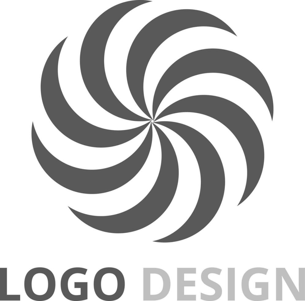 abstract logo ontwerp concept voor branding vector