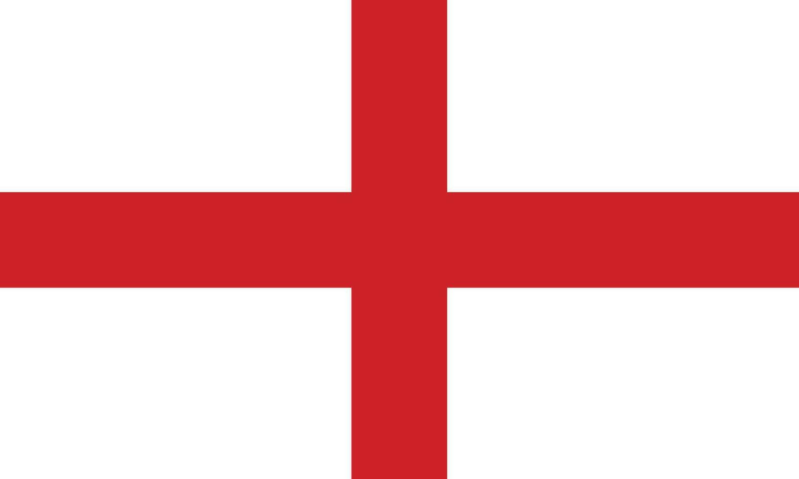 vlag van Engeland. Engeland vlag. vector