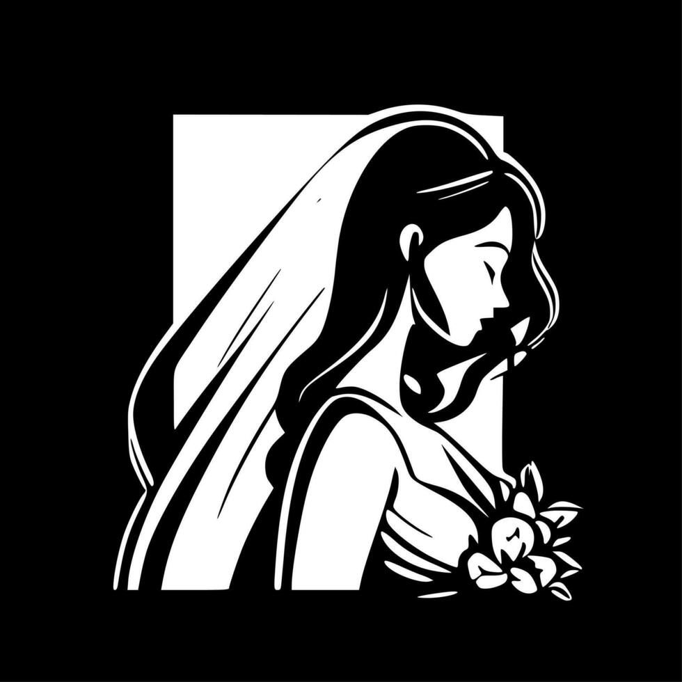 bruids - hoog kwaliteit vector logo - vector illustratie ideaal voor t-shirt grafisch