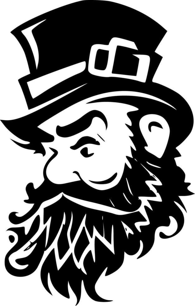 elf van Ierse folklore - hoog kwaliteit vector logo - vector illustratie ideaal voor t-shirt grafisch