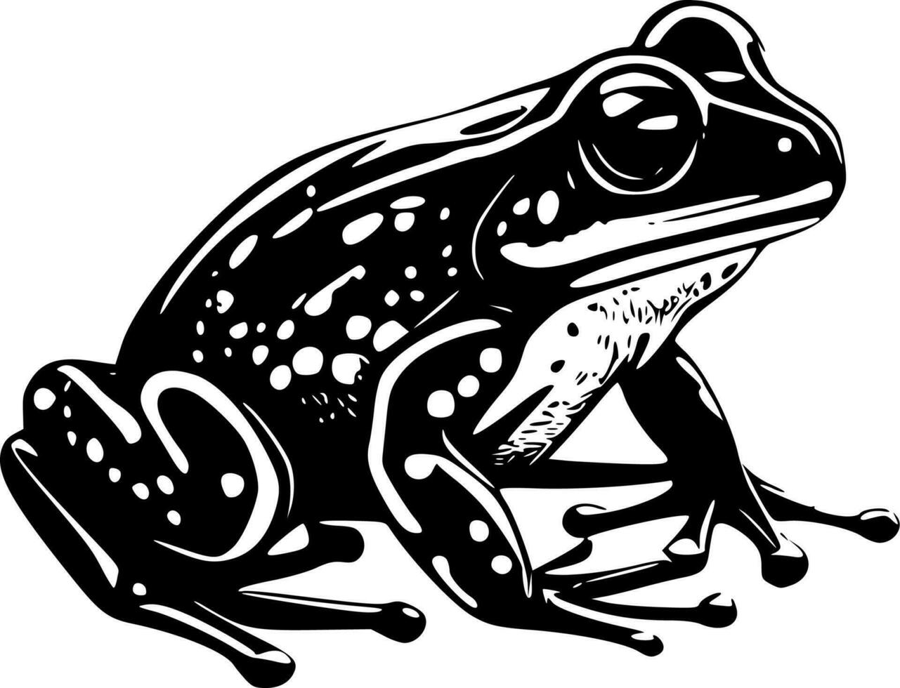 kikker - hoog kwaliteit vector logo - vector illustratie ideaal voor t-shirt grafisch