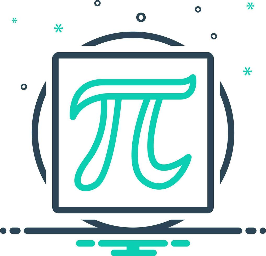 mengen icoon voor pi vector