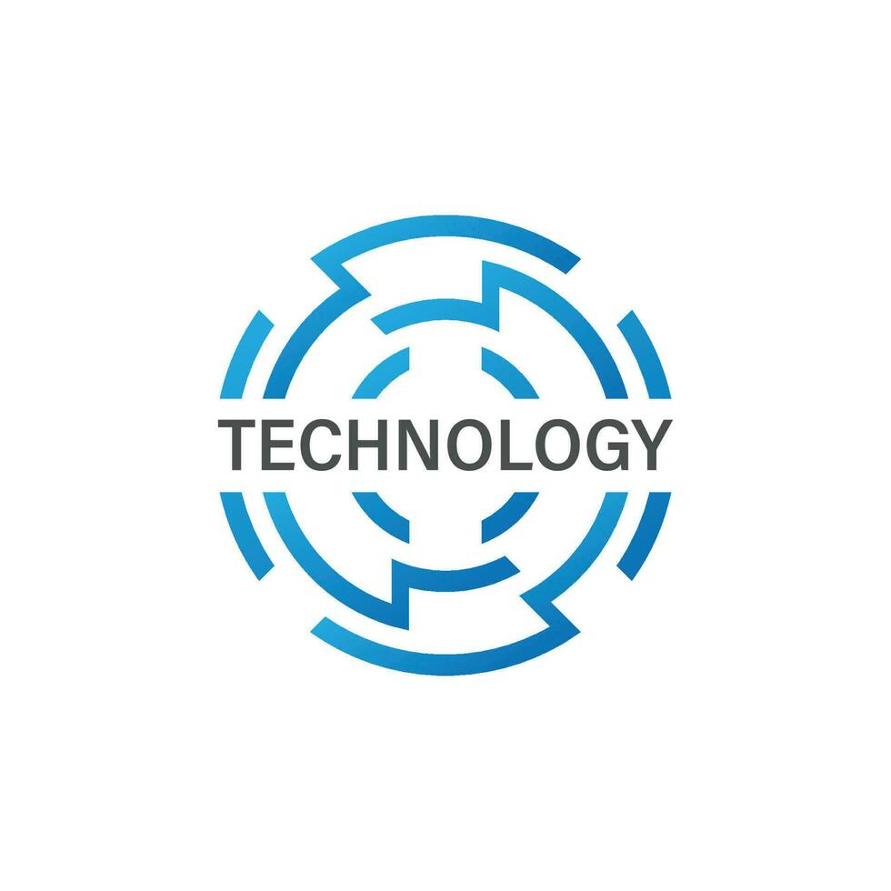 technologie teh logo modern ontwerp vector