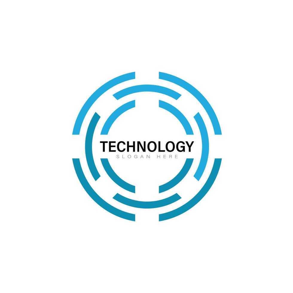 technologie teh logo modern ontwerp vector