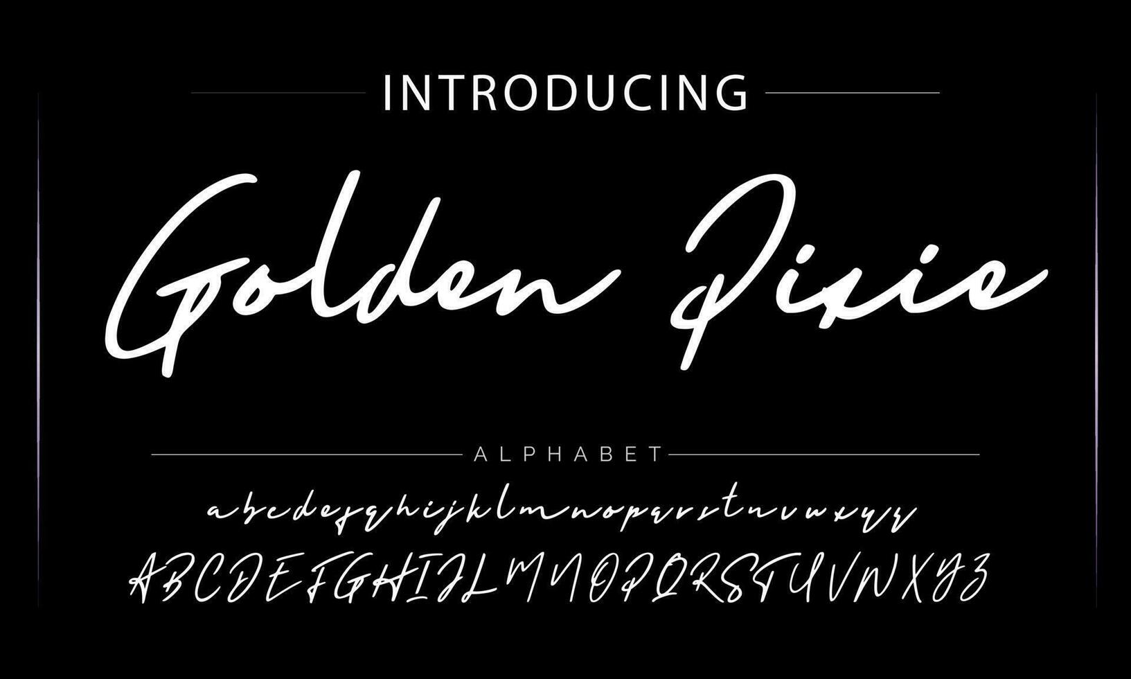 hand- getrokken kalligrafische vector monoline lettertype. nood handtekening brieven. modern script schoonschrift type. abc typografie Latijns handtekening alfabet.