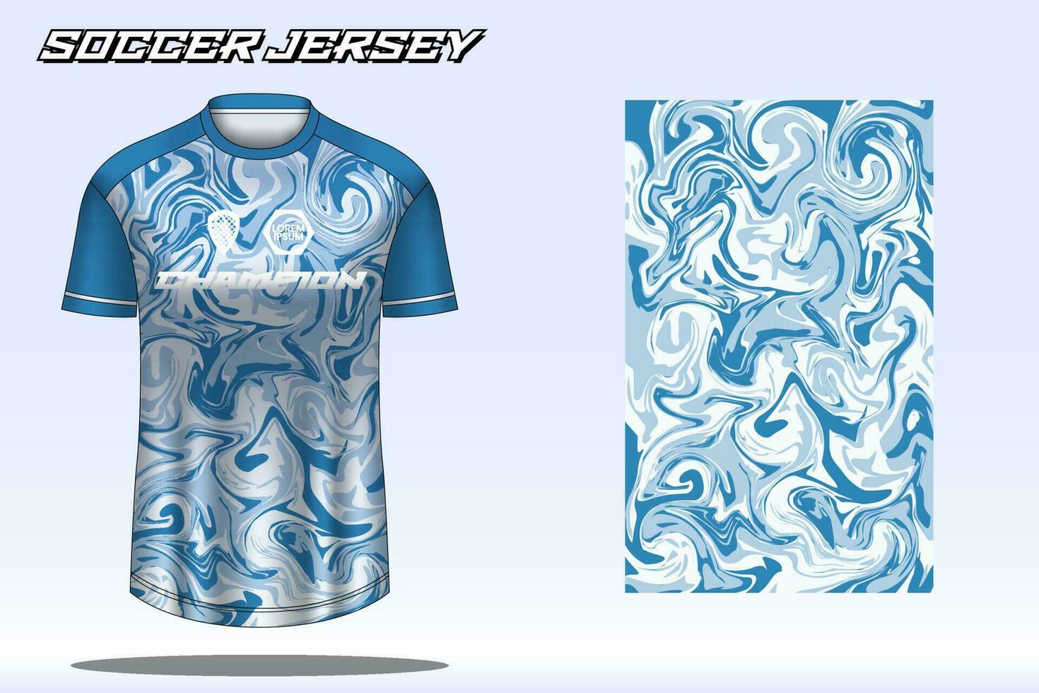 voetbal Jersey sport t-shirt ontwerp mockup voor Amerikaans voetbal club vector