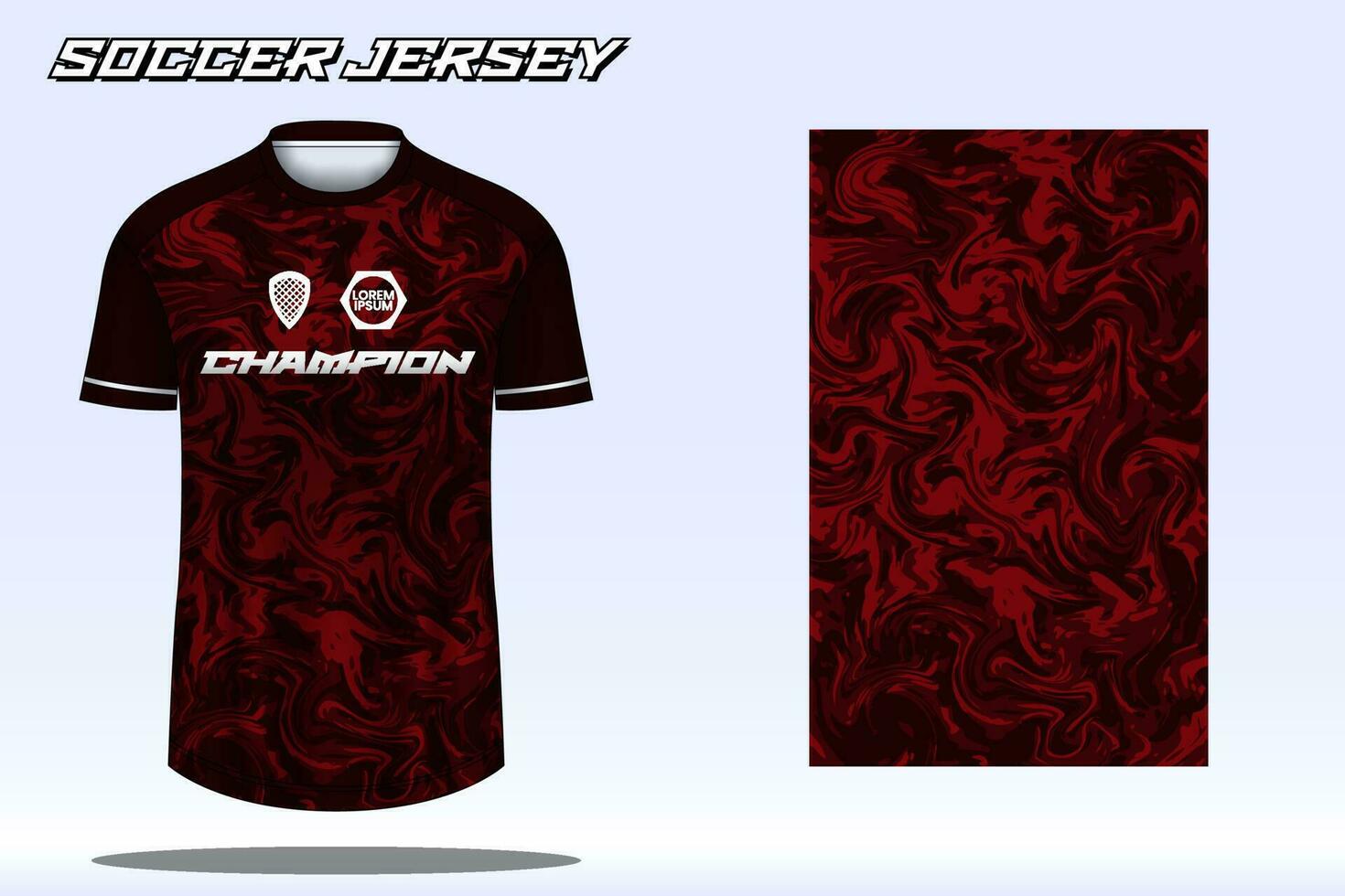 voetbal Jersey sport t-shirt ontwerp mockup voor Amerikaans voetbal club vector