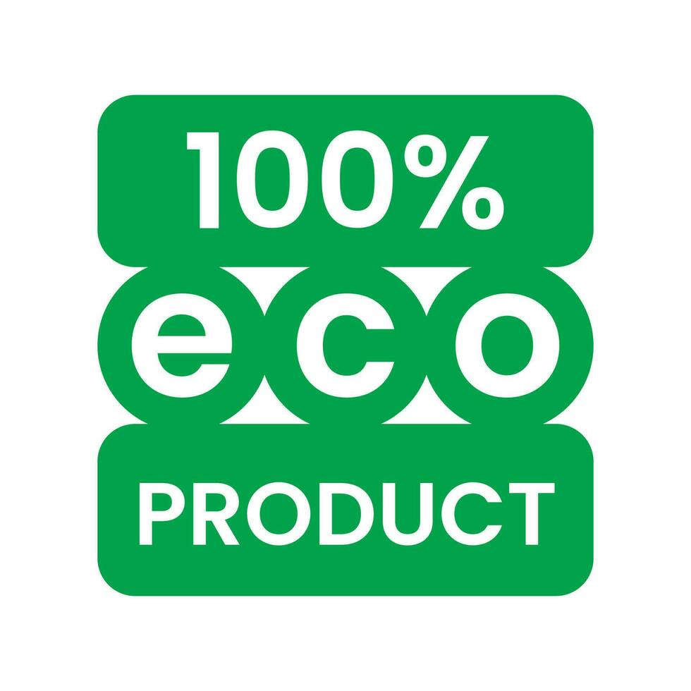 eco vriendelijk Product stickers, etiketten, labels, pictogrammen. vector