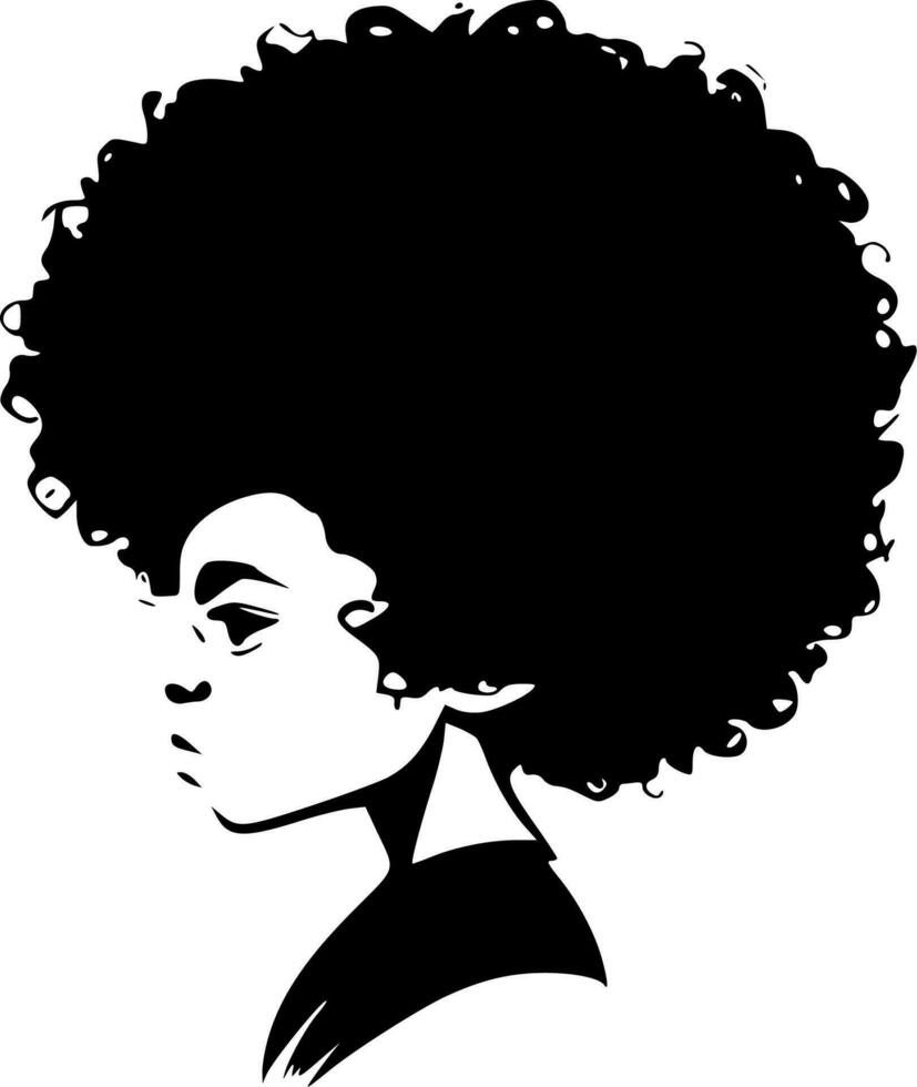 afro - hoog kwaliteit vector logo - vector illustratie ideaal voor t-shirt grafisch