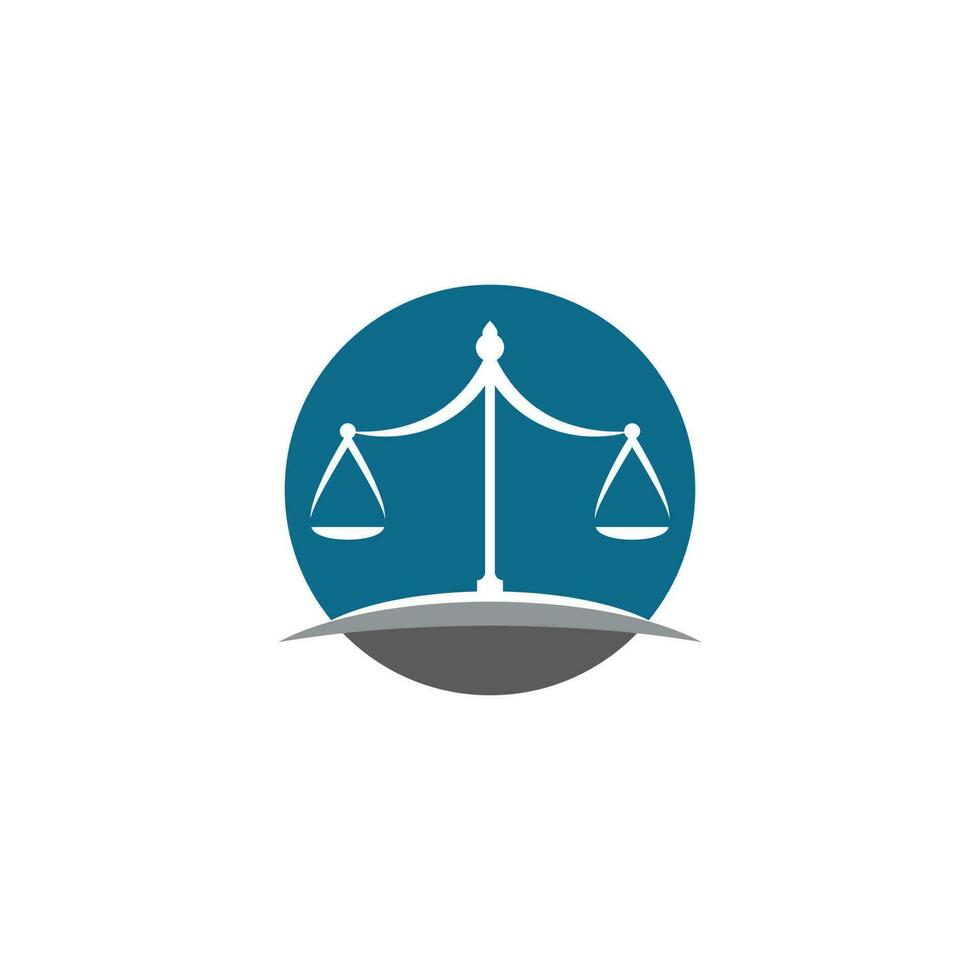 justitie wet logo sjabloon vector