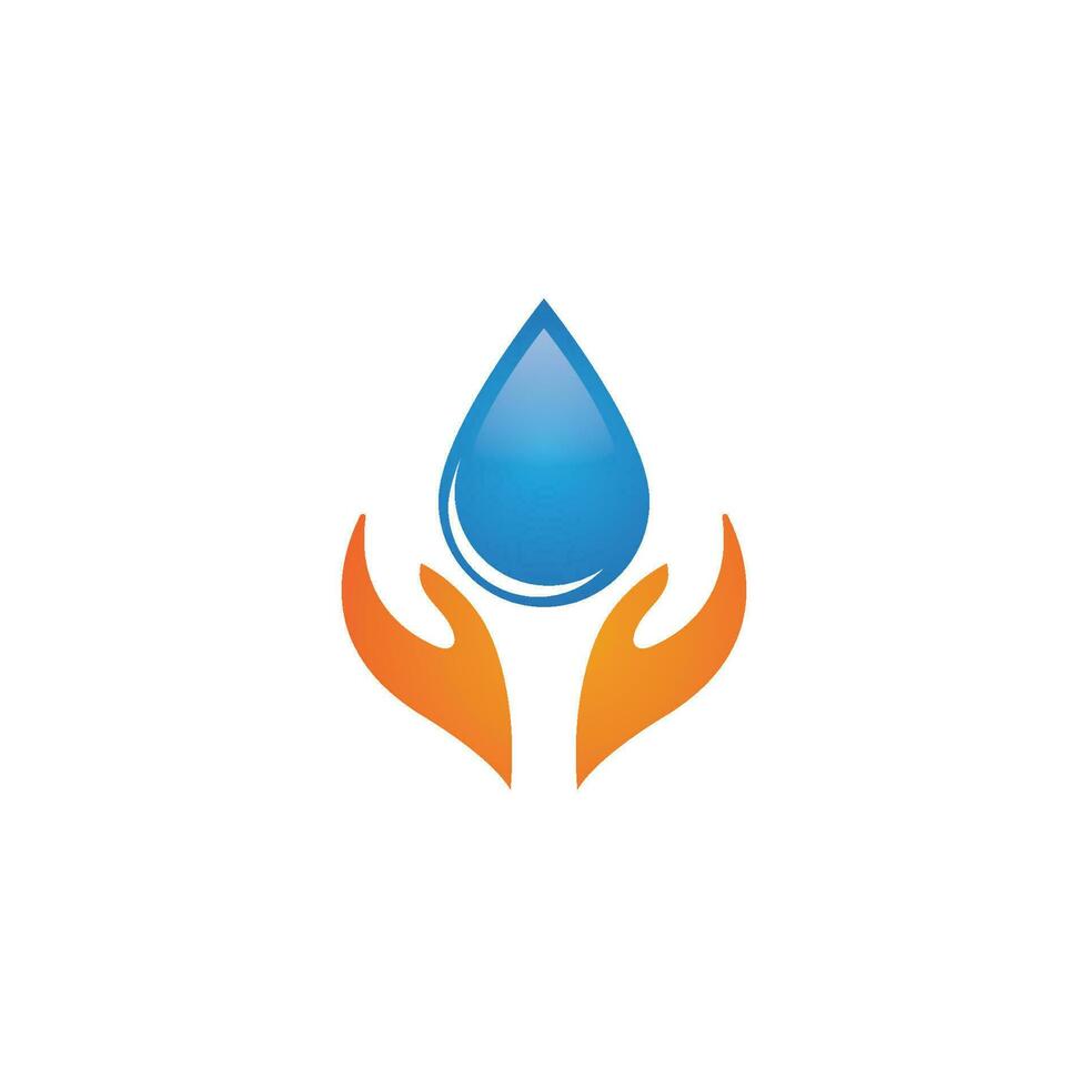 waterdruppel logo sjabloon vector