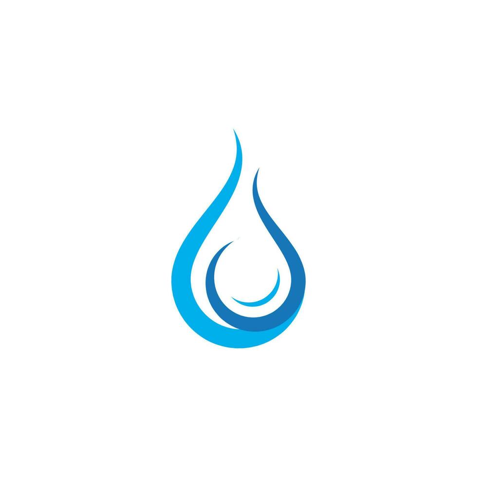 waterdruppel logo sjabloon vector