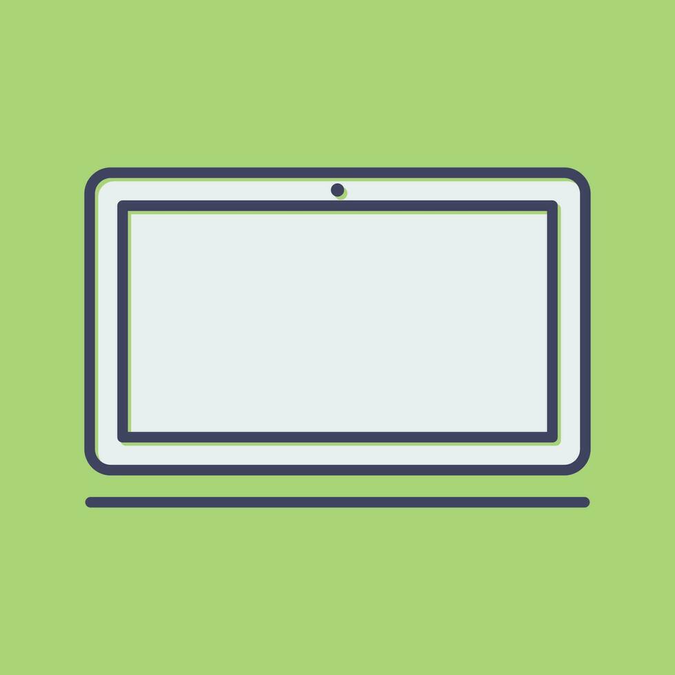 laptop vector pictogram