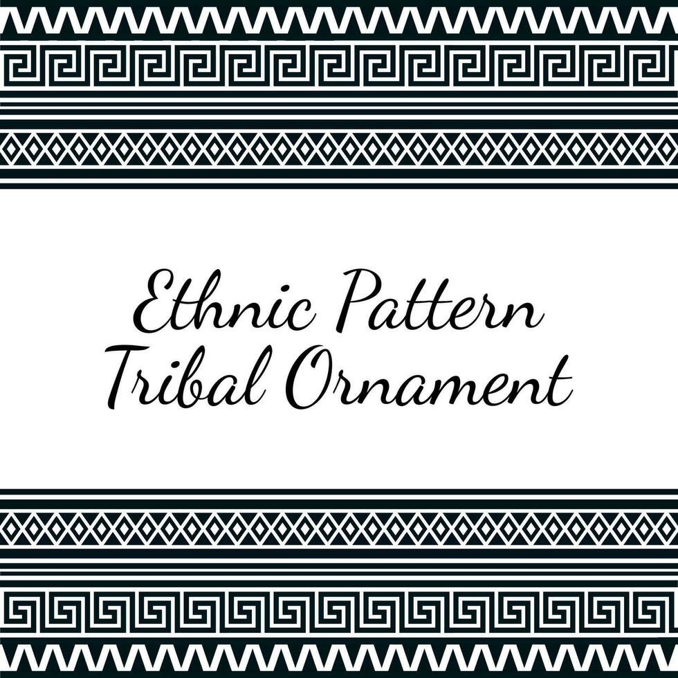 meetkundig patroon in etnisch stijl naadloos patroon. aztec patroon. etnisch en tribal ornament. tribal naadloos patroon. horizontaal strepen. tribal meetkundig ornament, lijsten, grenzen. vector